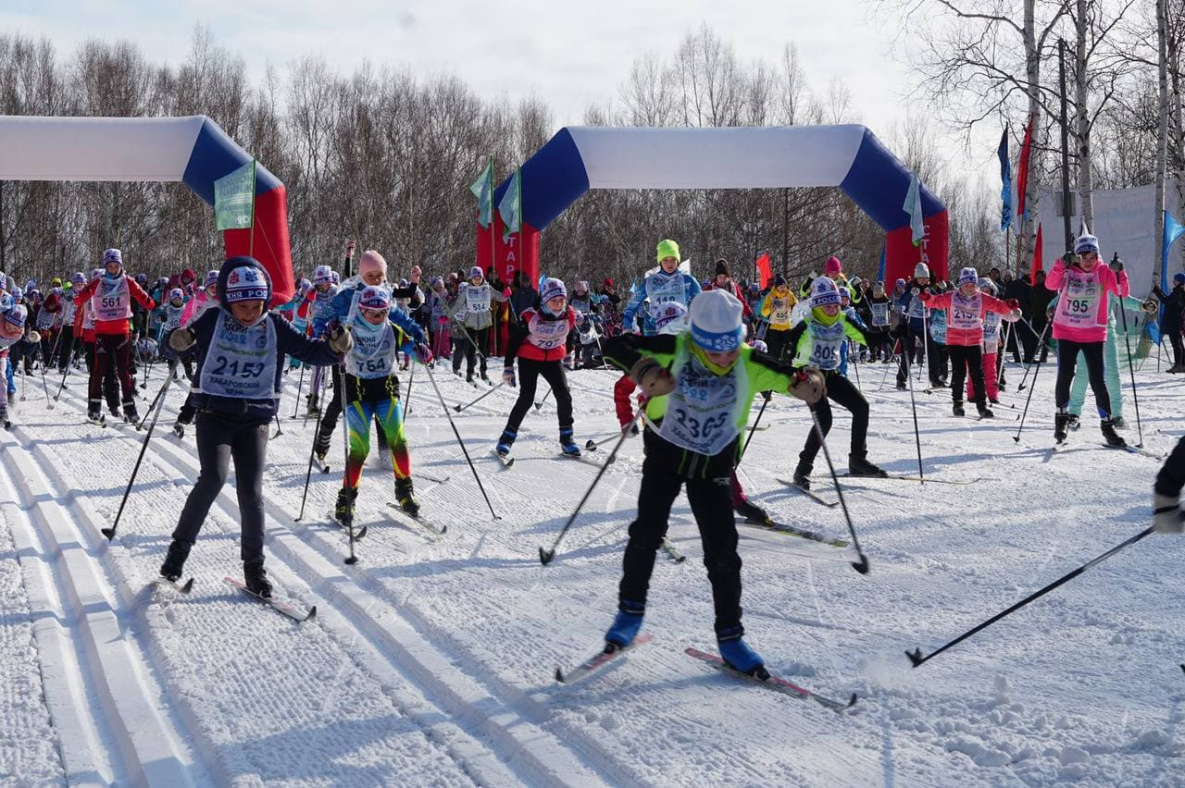 «Лыжню России» пробежали более шести тысяч жителей Хабаровского края