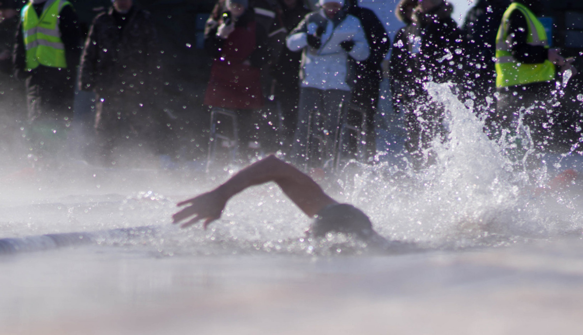 Большой фестиваль зимнего плавания состоялся в Хабаровском крае