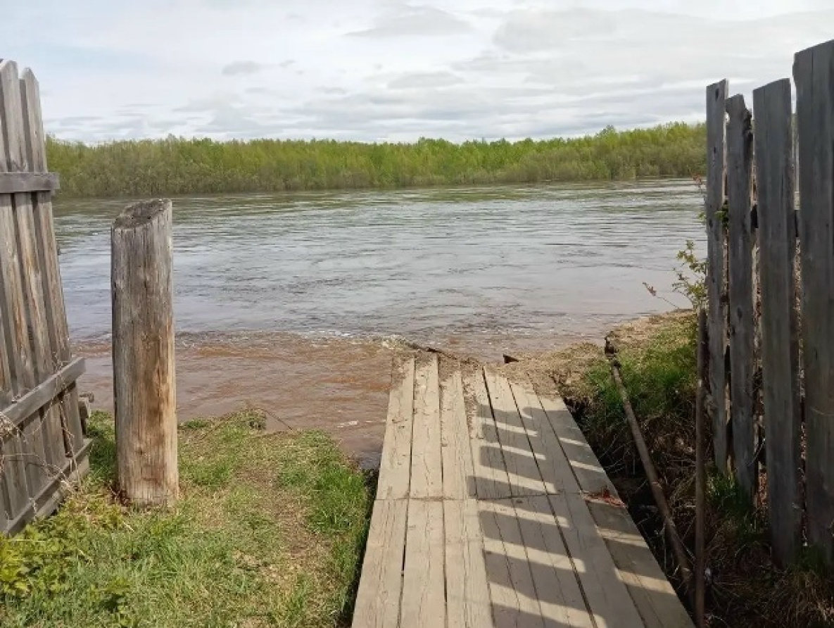 Вода начала покидать приусадебные территории в сёлах Аяно-Майского района
