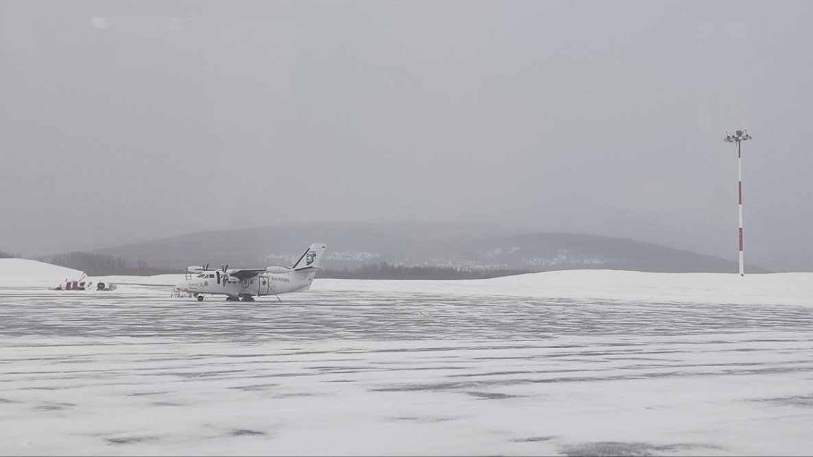Аэропорт Чумикана временно не отправляет и не принимает самолёты