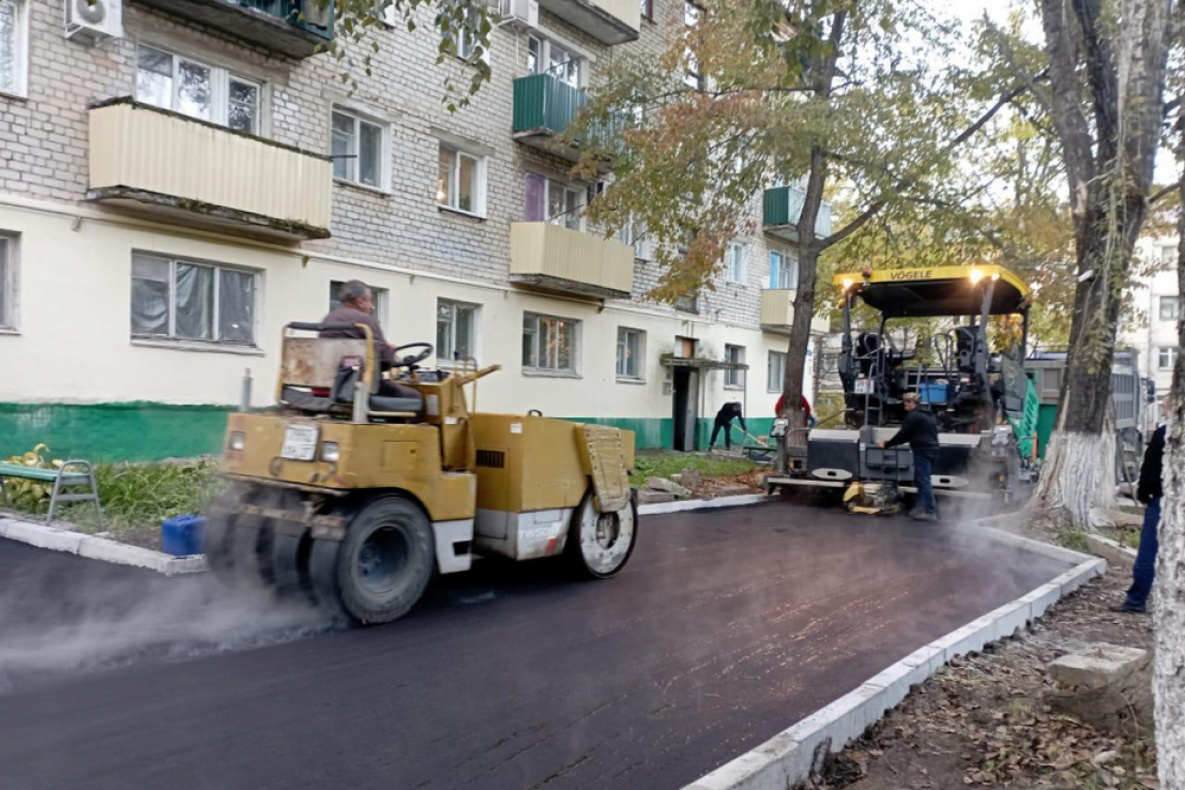 Хабаровский район подготовил план по ремонту дворов на 2025 года