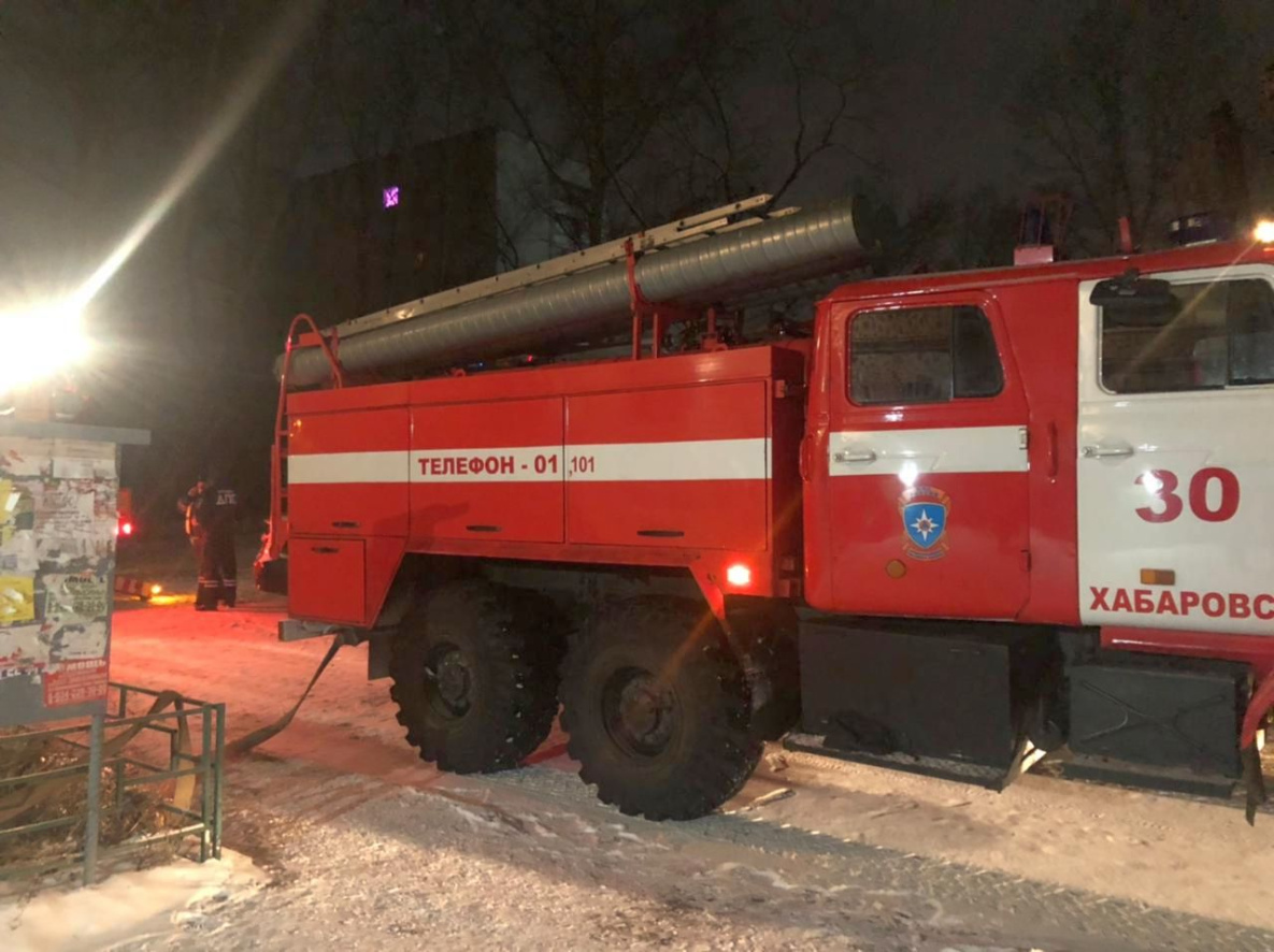 Пять человек погибли в ночном пожаре в Хабаровске
