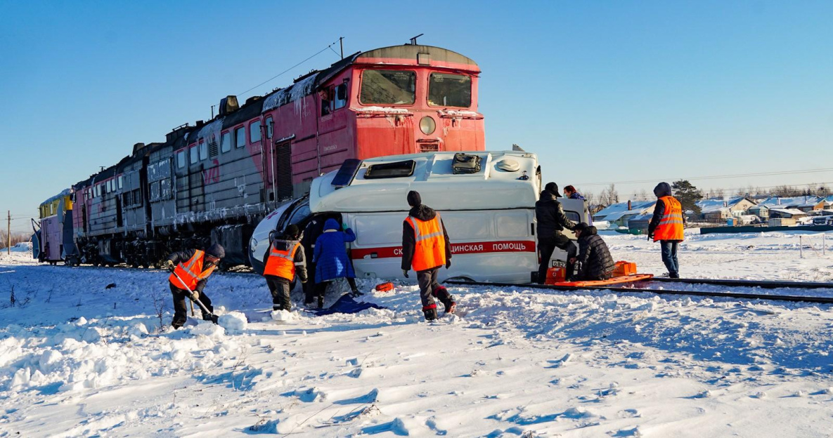 Фельдшер скорой погибла в ДТП с локомотивом в Комсомольске-на-Амуре