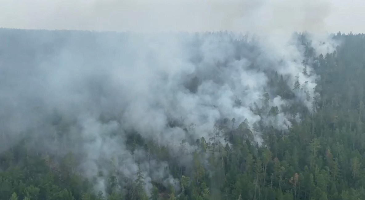 Треть лесных пожаров России действуют в Хабаровском крае